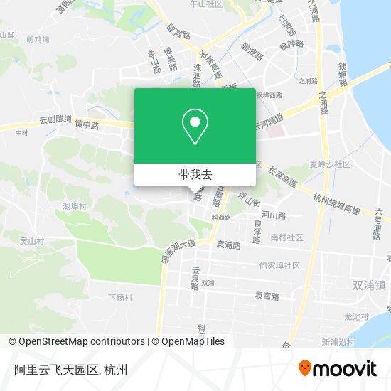 阿里云飞天园区地图