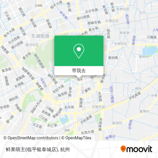 鲜果萌主(临平银泰城店)地图
