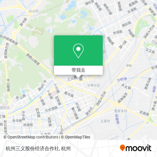 杭州三义股份经济合作社地图