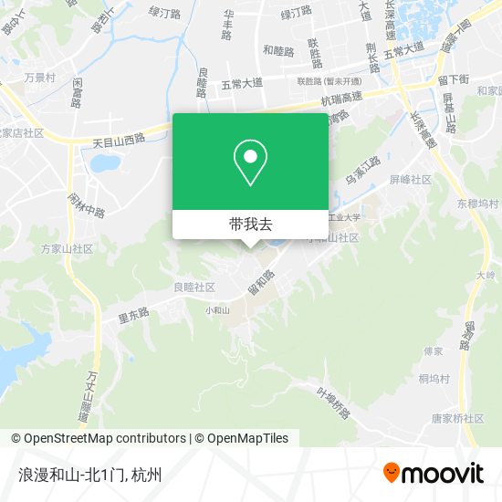 浪漫和山-北1门地图
