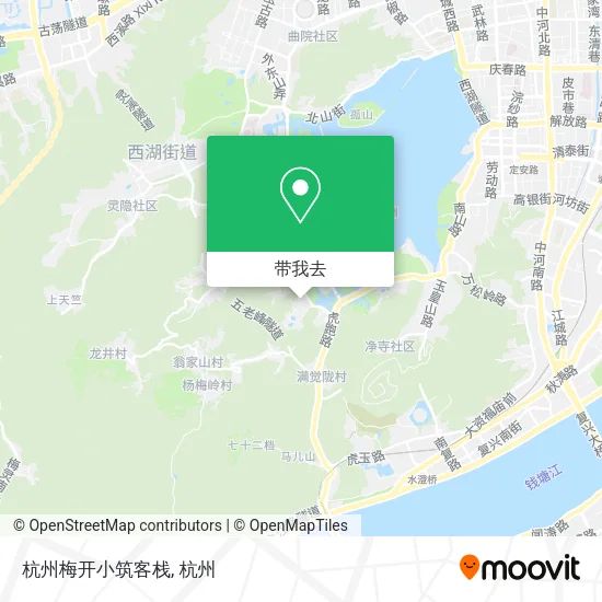 杭州梅开小筑客栈地图