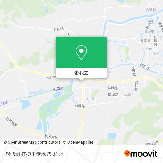 猛虎散打搏击武术馆地图