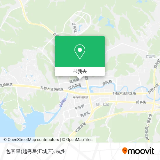 包客里(越秀星汇城店)地图