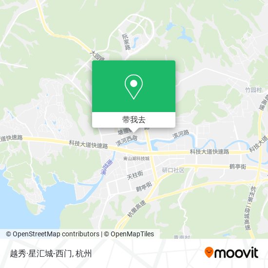 越秀·星汇城-西门地图