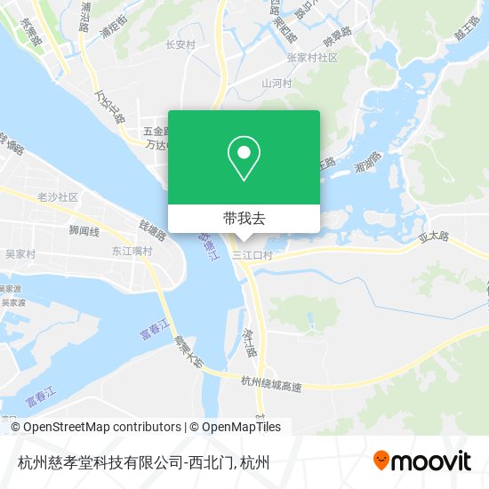 杭州慈孝堂科技有限公司-西北门地图
