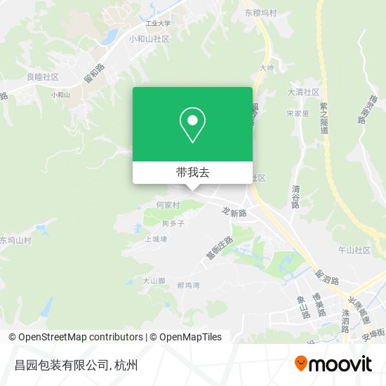 昌园包装有限公司地图