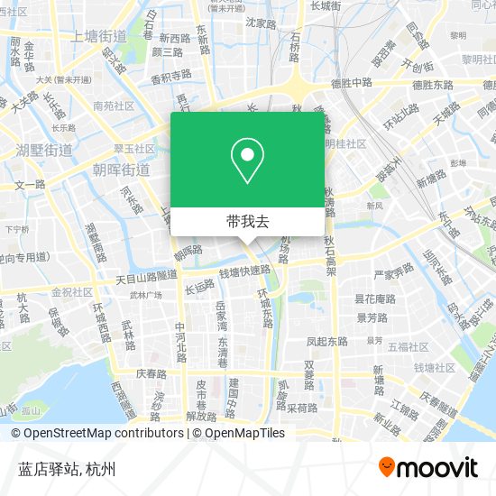 蓝店驿站地图