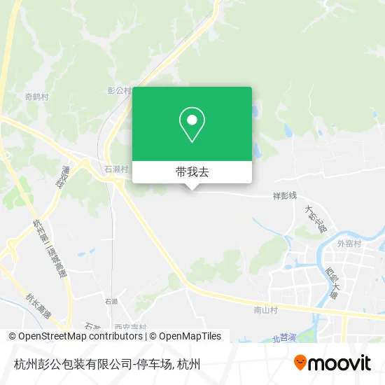 杭州彭公包装有限公司-停车场地图