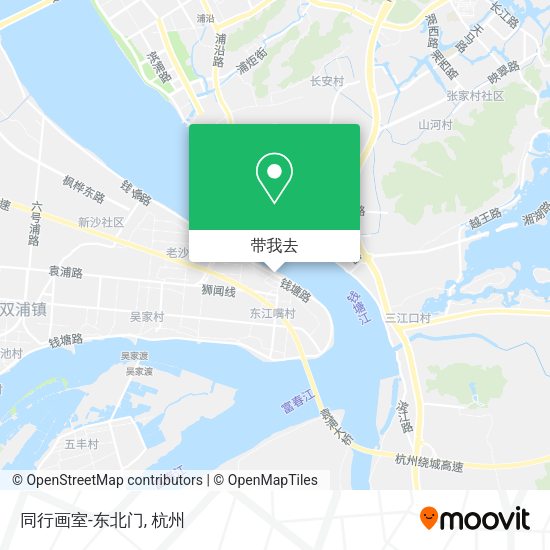 同行画室-东北门地图
