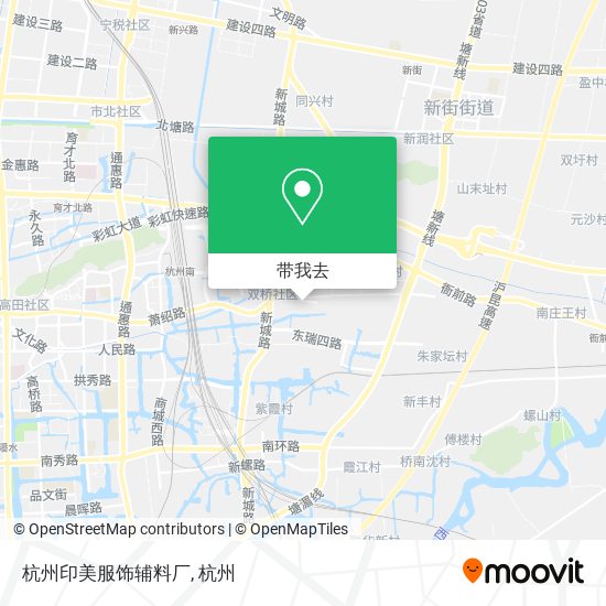 杭州印美服饰辅料厂地图