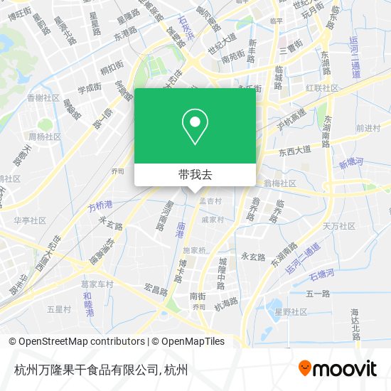 杭州万隆果干食品有限公司地图