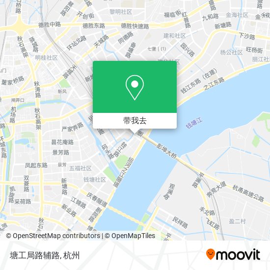 塘工局路辅路地图