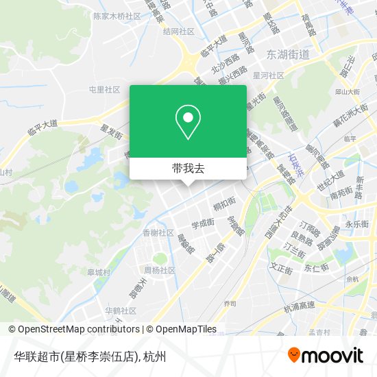 华联超市(星桥李崇伍店)地图