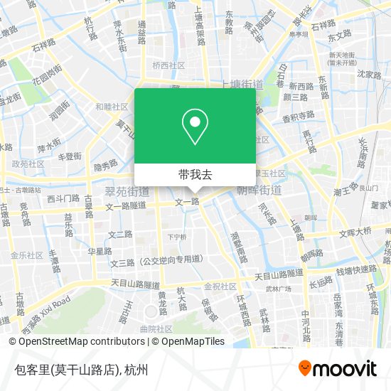 包客里(莫干山路店)地图