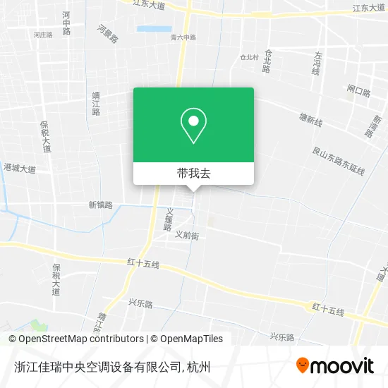 浙江佳瑞中央空调设备有限公司地图