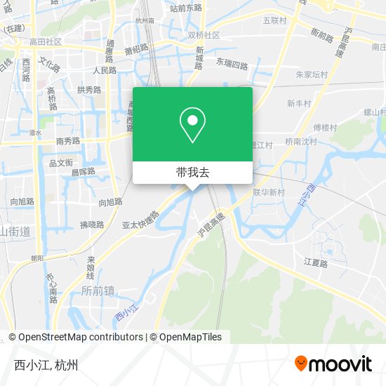 西小江地图