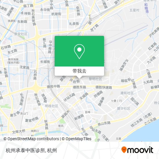 杭州承泰中医诊所地图