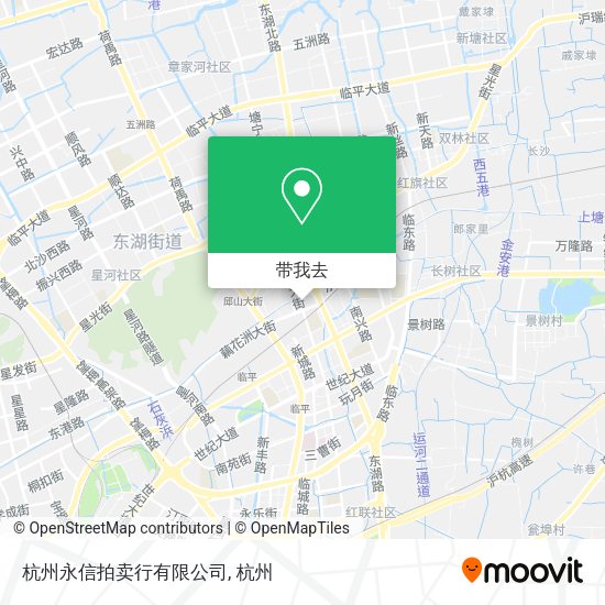 杭州永信拍卖行有限公司地图