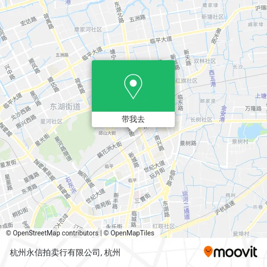 杭州永信拍卖行有限公司地图