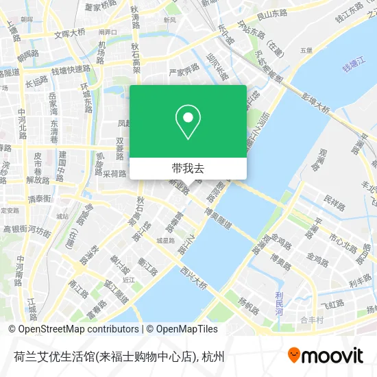 荷兰艾优生活馆(来福士购物中心店)地图