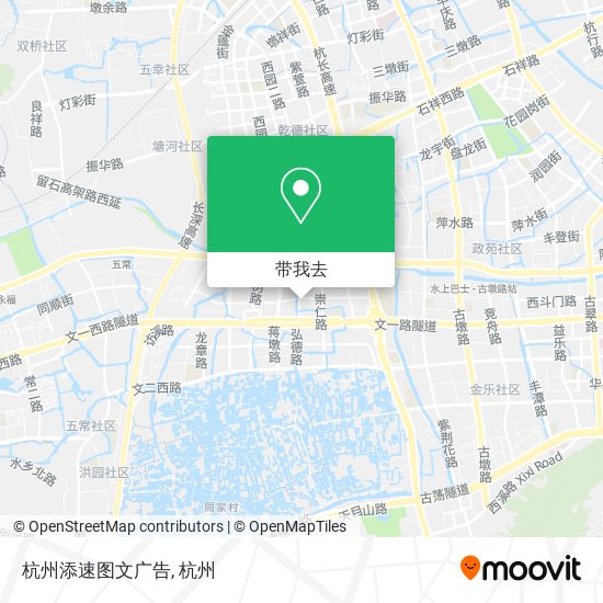 杭州添速图文广告地图