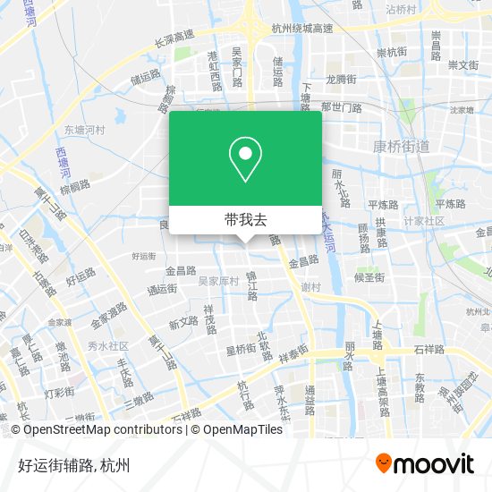 好运街辅路地图
