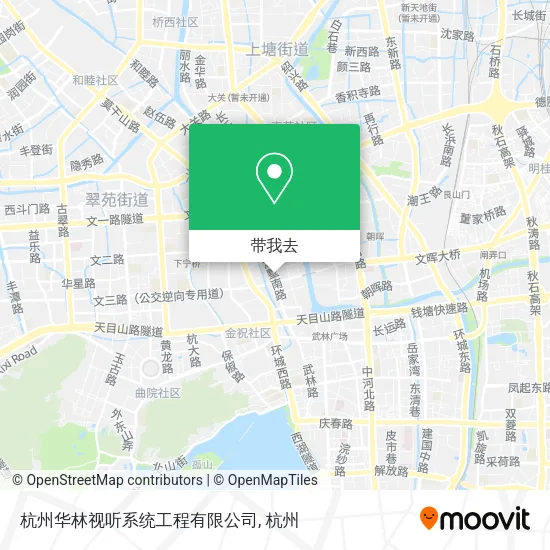 杭州华林视听系统工程有限公司地图