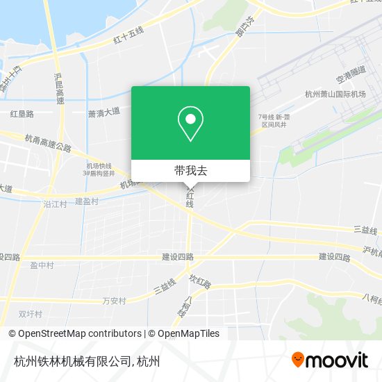 杭州铁林机械有限公司地图