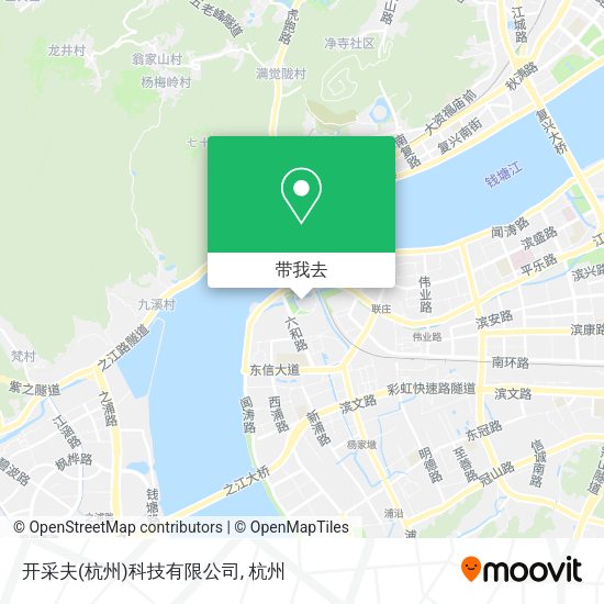 开采夫(杭州)科技有限公司地图