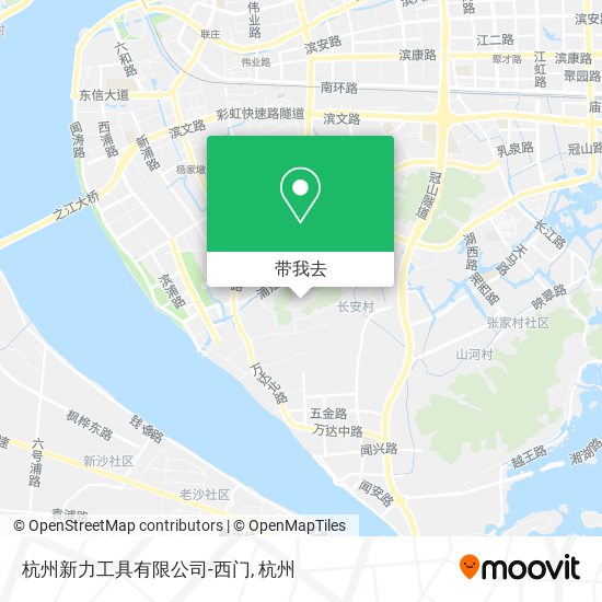 杭州新力工具有限公司-西门地图