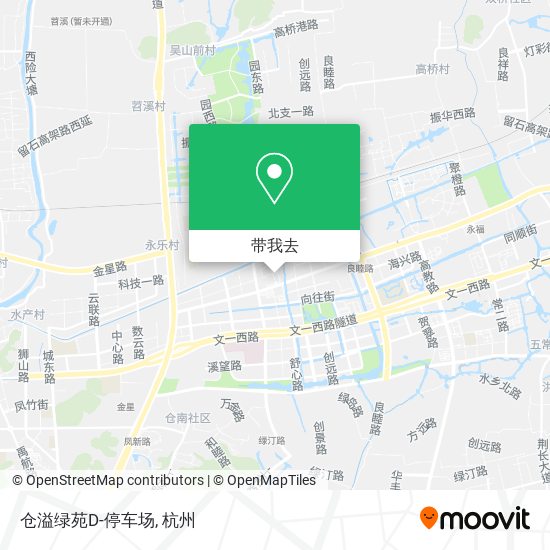 仓溢绿苑D-停车场地图