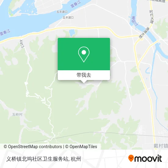 义桥镇北坞社区卫生服务站地图