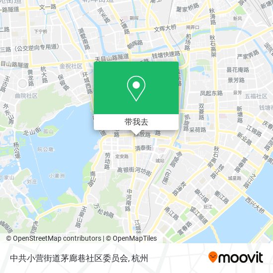 中共小营街道茅廊巷社区委员会地图