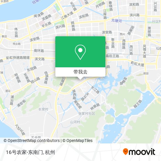 16号农家-东南门地图