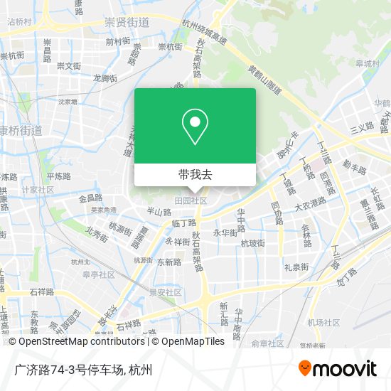 广济路74-3号停车场地图