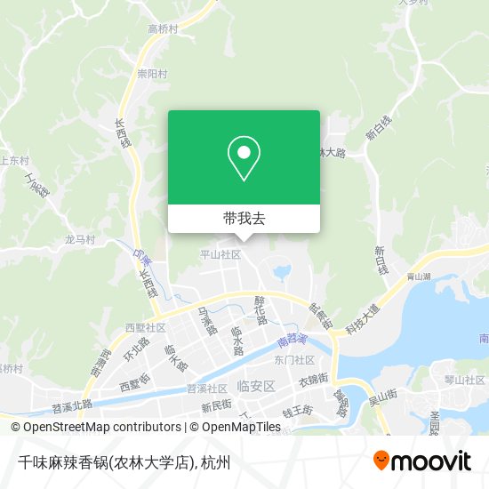 千味麻辣香锅(农林大学店)地图