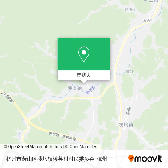杭州市萧山区楼塔镇楼英村村民委员会地图