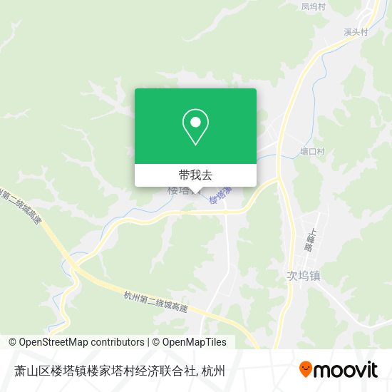 萧山区楼塔镇楼家塔村经济联合社地图