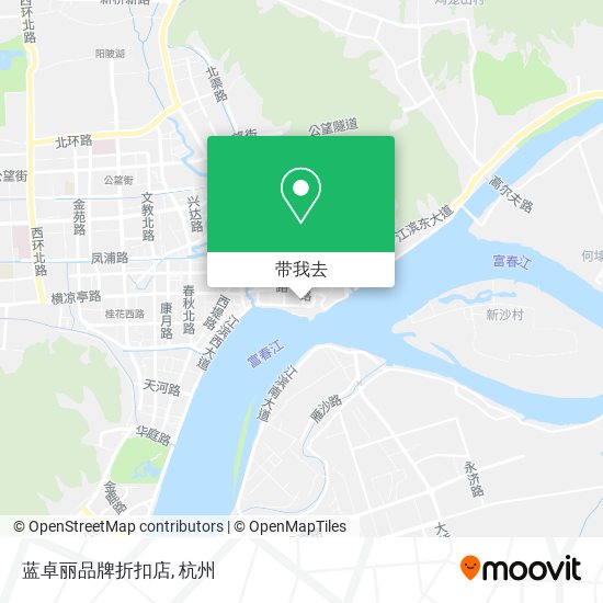 蓝卓丽品牌折扣店地图