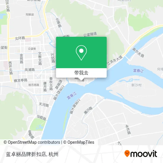 蓝卓丽品牌折扣店地图