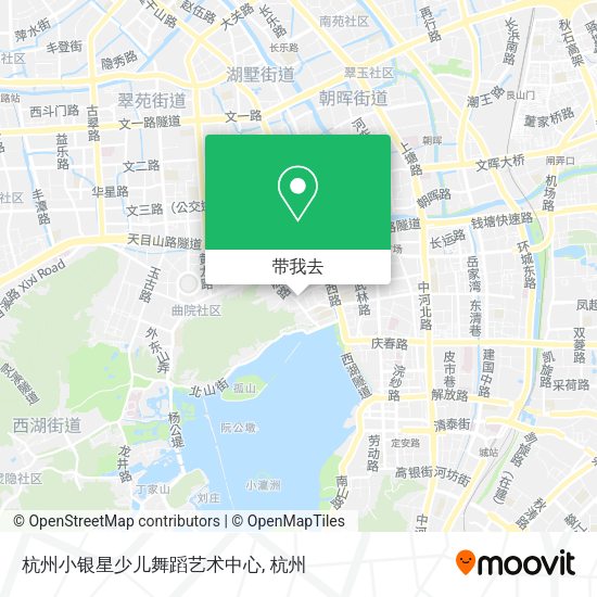 杭州小银星少儿舞蹈艺术中心地图
