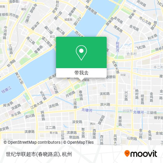 世纪华联超市(春晓路店)地图