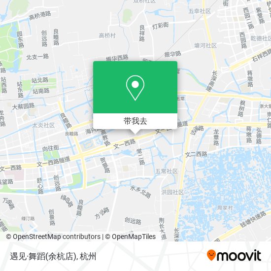 遇见·舞蹈(余杭店)地图