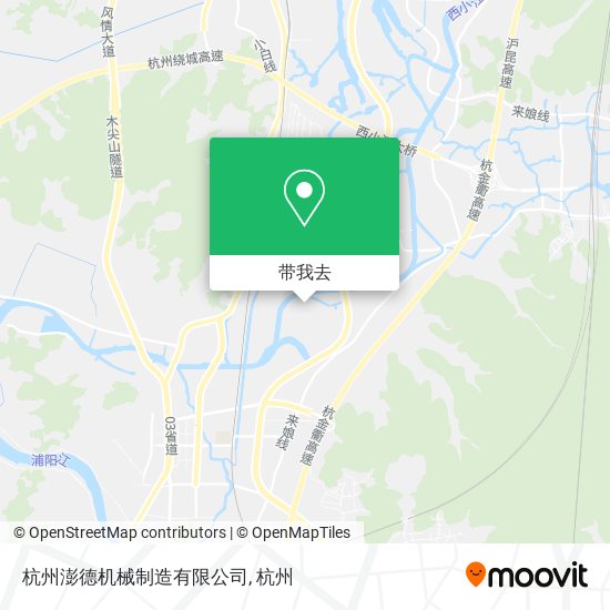 杭州澎德机械制造有限公司地图