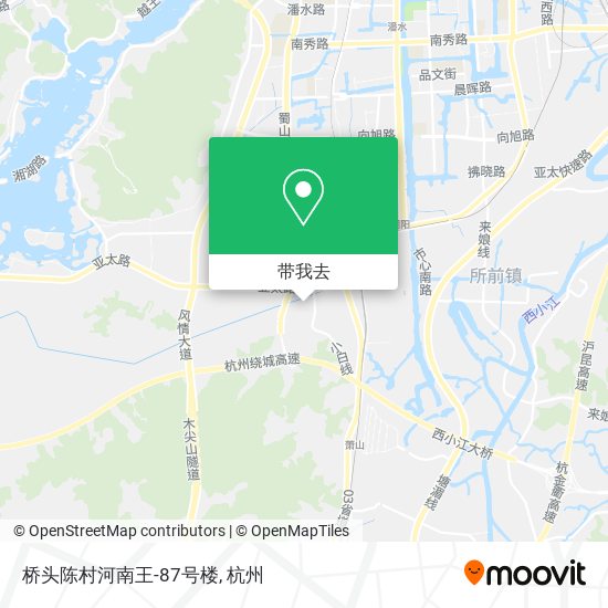 桥头陈村河南王-87号楼地图