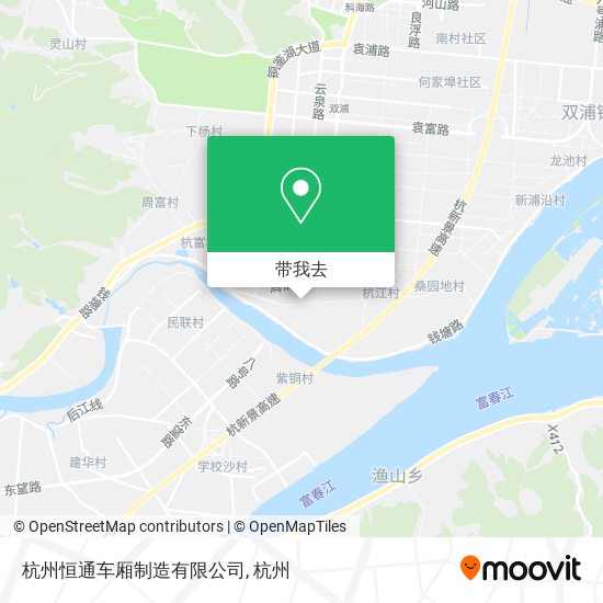 杭州恒通车厢制造有限公司地图