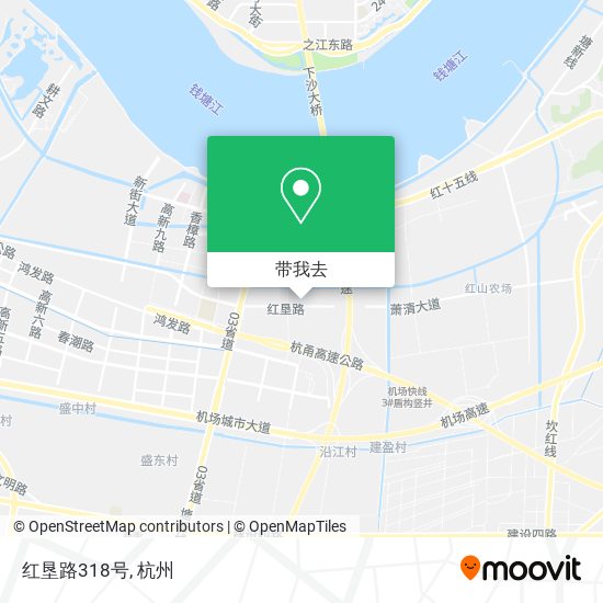 红垦路318号地图