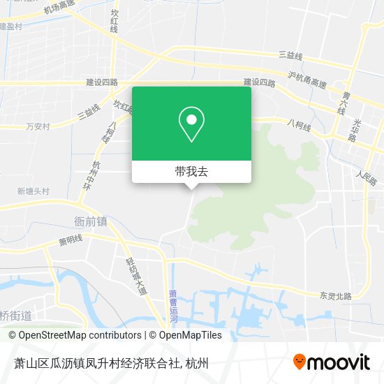 萧山区瓜沥镇凤升村经济联合社地图