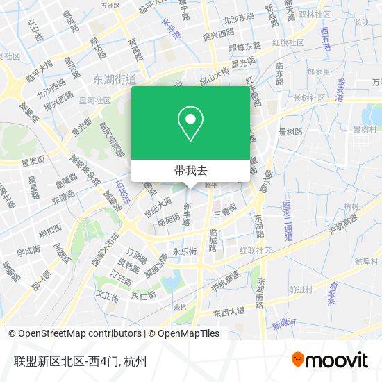 联盟新区北区-西4门地图