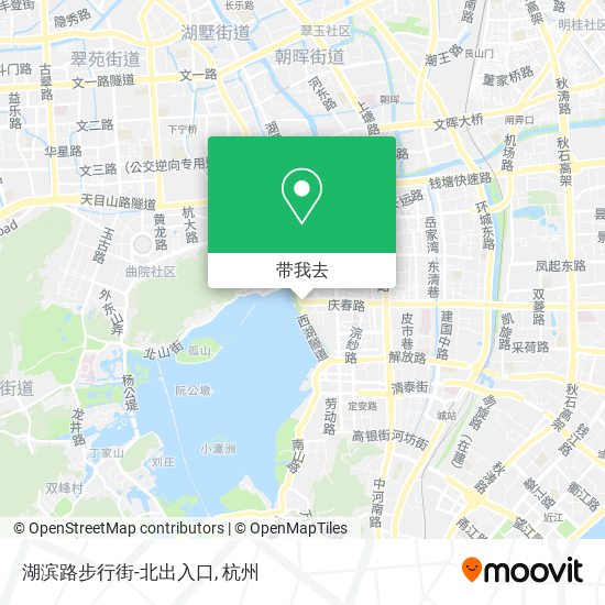 湖滨路步行街-北出入口地图